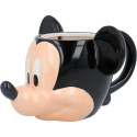 Taza Cerámica 3D 360 ML En Caja Regalo Cabeza Mickey Mouse