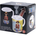 Taza Cerámica 325 ML Changing Color En Caja Regalo One Piece 