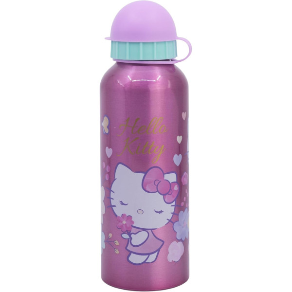 Botella Aluminio Alta 530 ML Hello Kitty