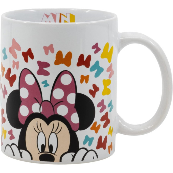 Taza Cerámica 325 ML En Caja de Regalo Minnie Mouse So Edgy Bows