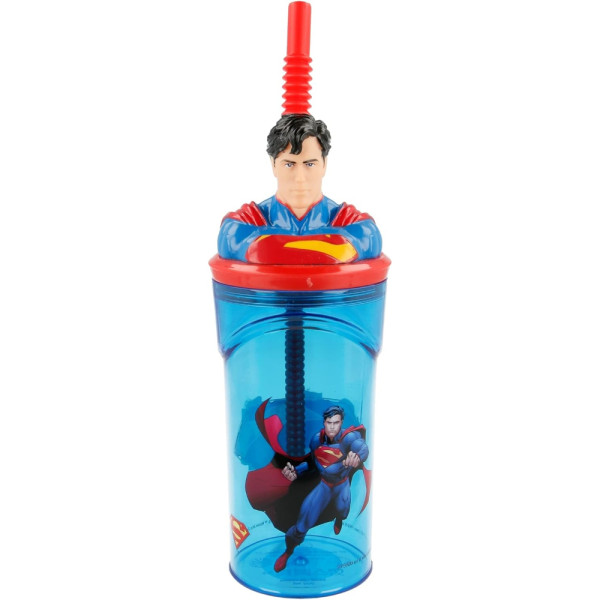 Vaso Figurita 3D 360 ML Superman