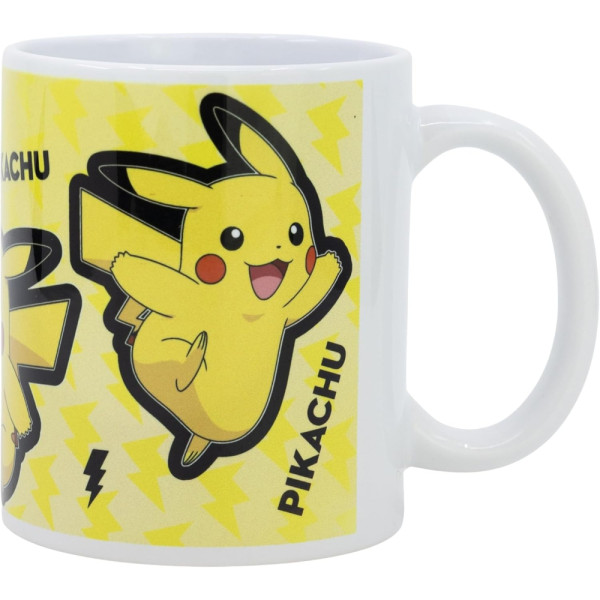 Taza Cerámica Sublimada 325 ML Pokémon Pikachu 
