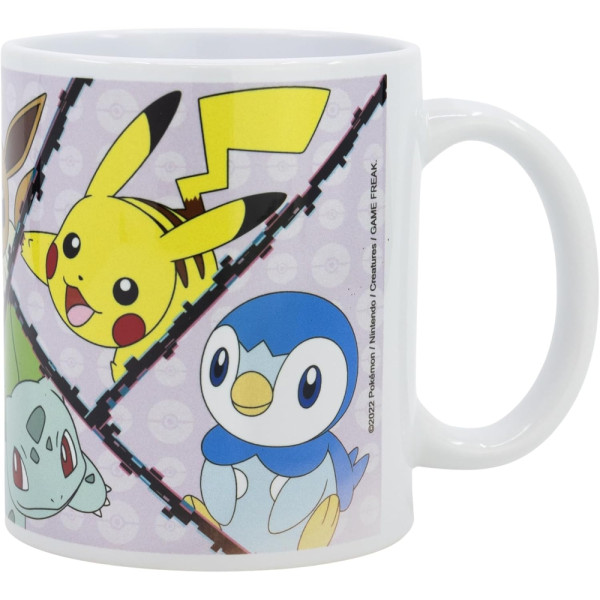 Taza Cerámica Sublimada 325 ML Pokémon Varios Personajes Design 2 