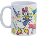 Taza Cerámica Sublimada 325 ML Donald Daisy Graffiti 