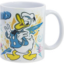 Taza Cerámica Sublimada 325 ML Donald Daisy Graffiti 