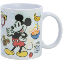 Taza Cerámica Sublimada 325 ML Mickey Minnie Mouse Breakfast 