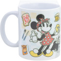 Taza Cerámica Sublimada 325 ML Mickey Minnie Mouse Breakfast 