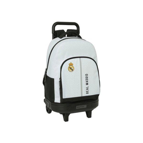 Mochila Trolley con Ruedas Compact Evolution Real Madrid Primera Equipación 24/25