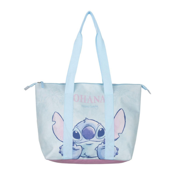 Bolso de Playa Stitch Ohana Azul Claro