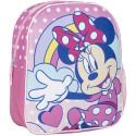 Mochila Guardería Basic Escolar Minnie Mouse Rainbow
