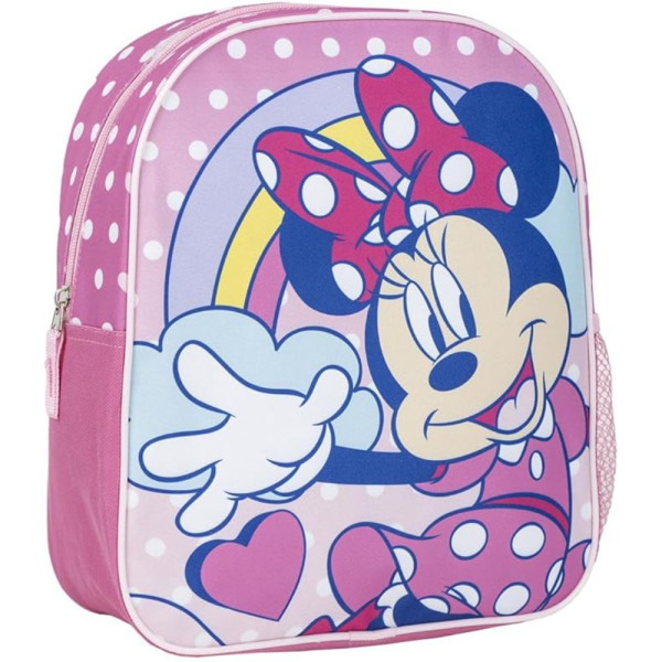 Mochila Guardería Basic Escolar Minnie Mouse Rainbow