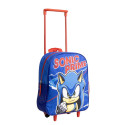 Mochila Trolley con Ruedas Guardería Sonic Prime Run