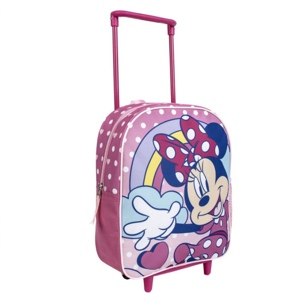 Mochila Trolley con Ruedas Guardería Minnie Mouse Rainbow
