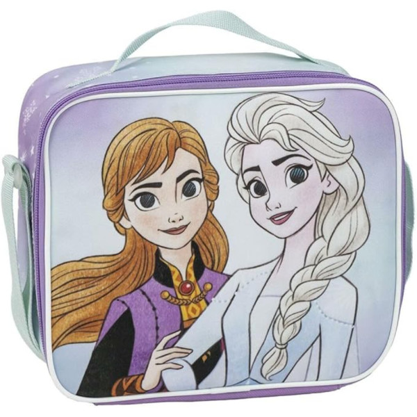 Bolsa Portaalimentos 3D con Correa Bandolera Frozen Friends