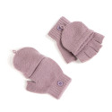 Set de Invierno Guantes y Gorro con Pompón Stitch Rosa Infantil