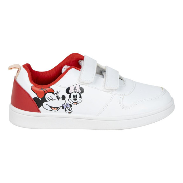 Zapatillas Deportivas Minnie Mouse Blancas y Rojas Niña