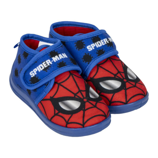 Zapatillas de Casa Media Bota Spiderman Arachnid Azules Niño