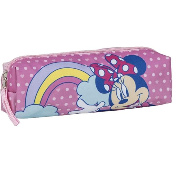Estuche Portatodo Rectangular Minnie Mouse Rainbow