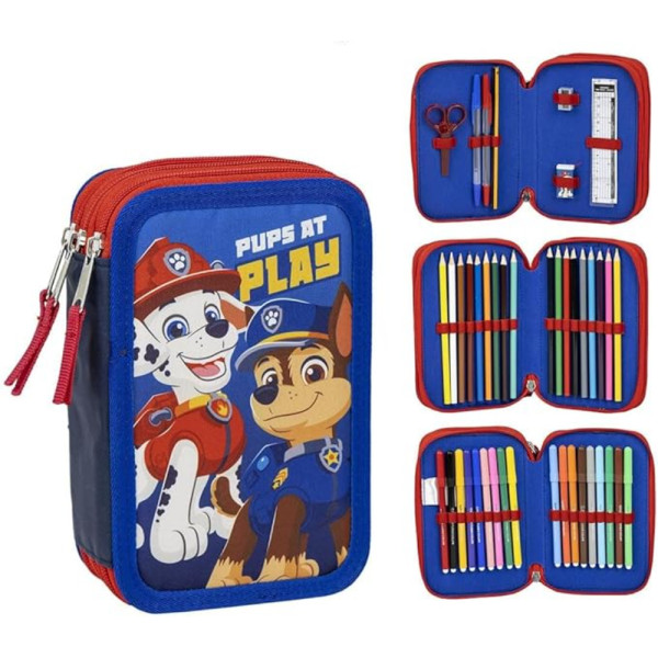 Plumier Triple Premium Patrulla Canina Pups At Play