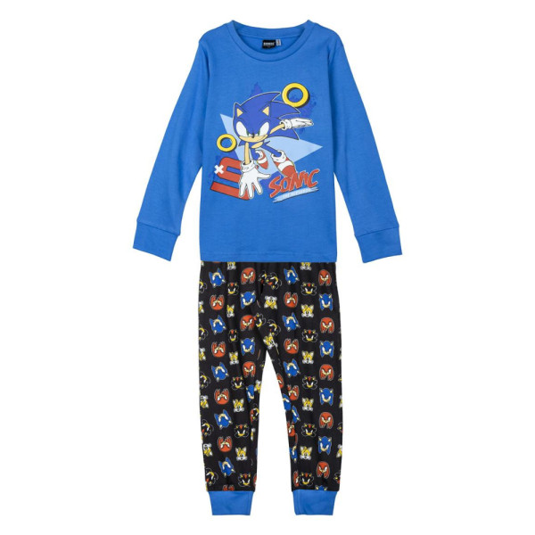Pijama Manga Larga Sonic and Friends Azul Niño