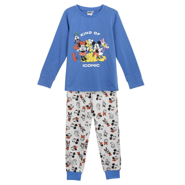 Pijama Manga Larga Mickey Mouse Kind Of Iconic Azul Niño