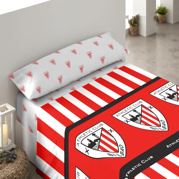 Juego de Sábanas 3 Piezas Athletic Club Bilbao Escudos Para Cama de 105