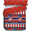 Funda Nórdica Atlético de Madrid Rojo Rayas Anchas Para Cama de 150