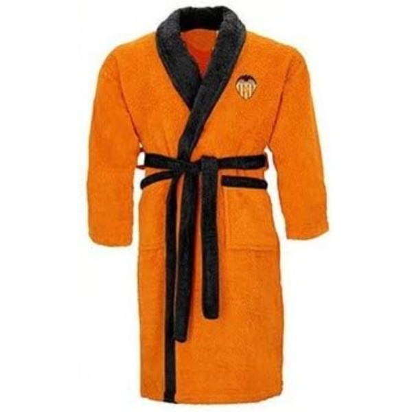 Albornoz Premium Valencia CF Naranja Hombre
