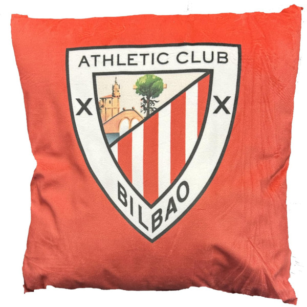 Cojín Athletic Club Bilbao Rojo Terciopelo 45x45