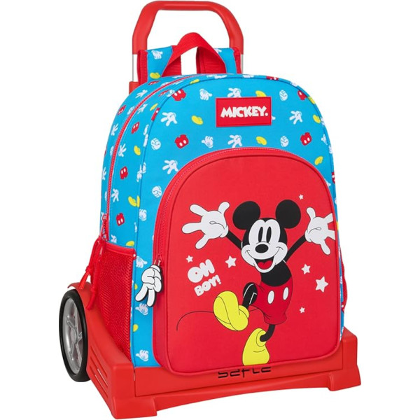 Mochila Trolley con Ruedas Evolution Mickey Mouse Fantasy