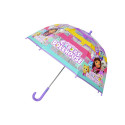 Paraguas Burbuja Transparente La Casa de Muñecas de Gabby Lila