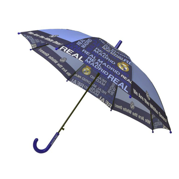 Paraguas Real Madrid Automático Azul Logos