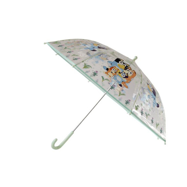 Paraguas Transparente Bluey Leaves