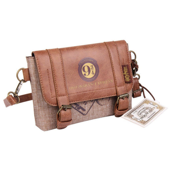 Bolso Riñonera Harry Potter Marrón