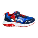 Zapatillas Deportivas con Luces Spiderman Spidey Azul Marino y Rojo Niño
