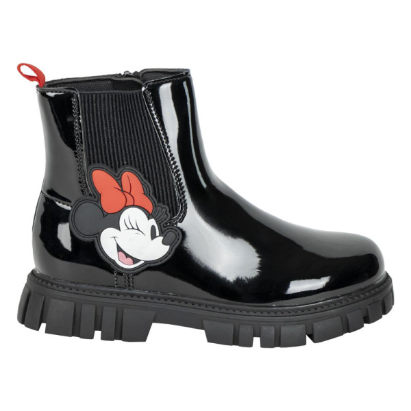 Botas Casual Minnie Mouse Negras Niña