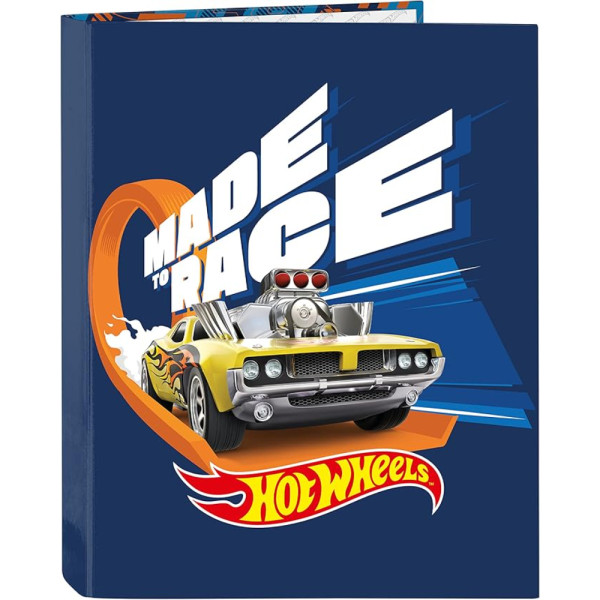 Carpeta de 4 Anillas Hot Wheels Speed Club A4