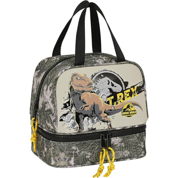 Bolsa Portaalimentos Jurassic World Warning