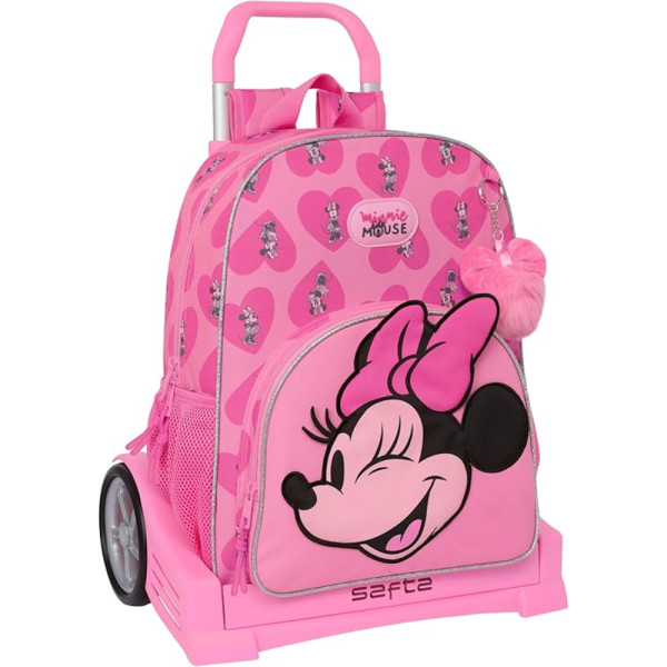 Mochila Trolley con Ruedas Evolution Minnie Mouse Loving Disney