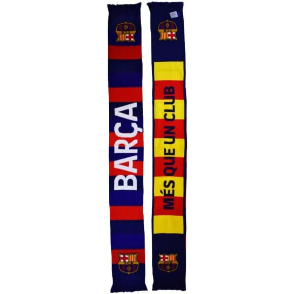 Bufanda Doble FC Barcelona Mes Que Un Club Senyera