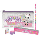 Estuche Portatodo Transparente con Material La Casa de Muñecas de Gabby