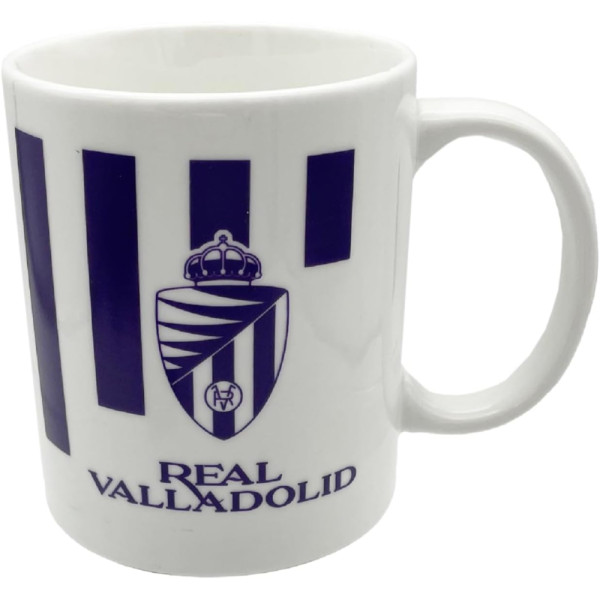 Taza de Cerámica Real Valladolid CF Escudo Morado 330 ML