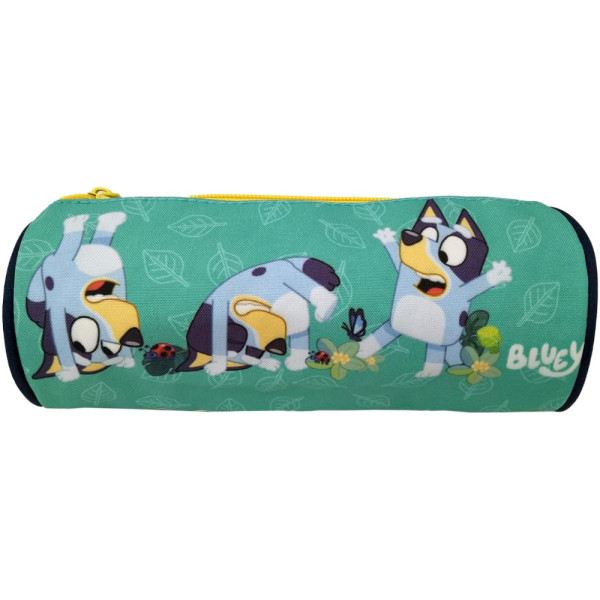 Estuche Portatodo Cilíndrico Bluey Leaves