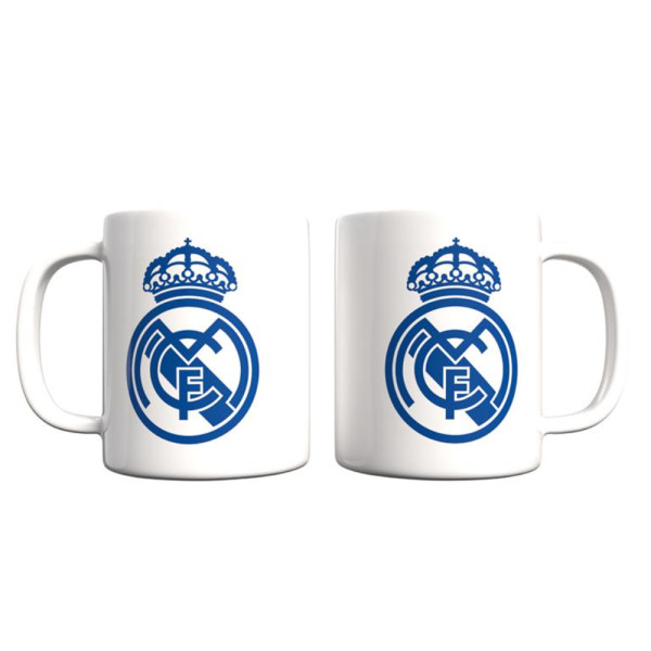 Taza de Cerámica Real Madrid Escudo Azul 330 ML