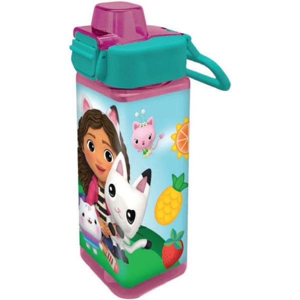 Botella Cantimplora Cuadrada La Casa de Muñecas de Gabby 500 ML