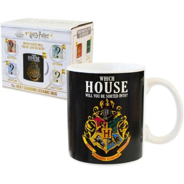 Taza de Cerámica Harry Potter Clasificadora Cambio de Color 325 ML