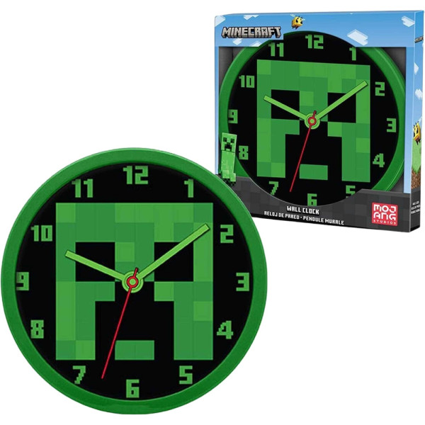 Reloj de Pared Minecraft 25 CM