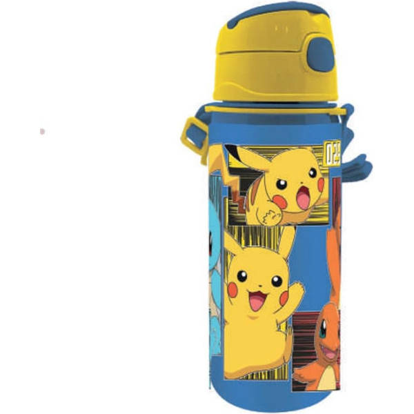 Botella Cantimplora con Asa Pokémon Aluminio 600 ML