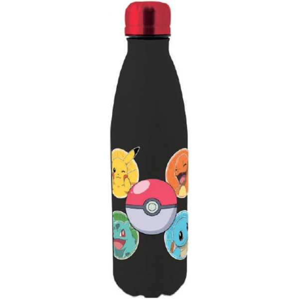 Botella Pokémon Logos Tacto Suave 500 ML