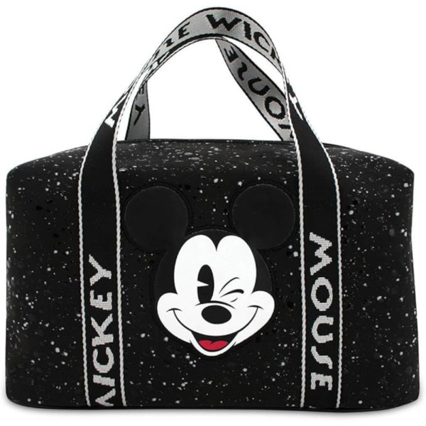 Neceser Aseo Viaje Mickey Mouse Negro Pedrería